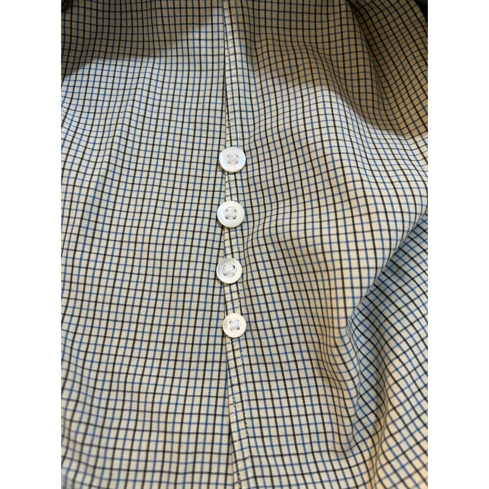 Green Checked Ralph Lauren Custom Fit Long-Sleeve Button-Down Shirt - (Mens XL) - Picture 11 of 11